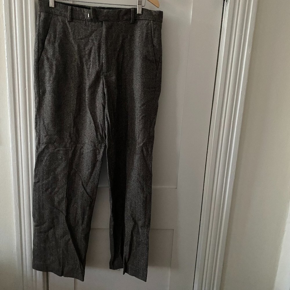 Banana Republic Wool Blend Straight Leg Men’s Trousers Size 33x32